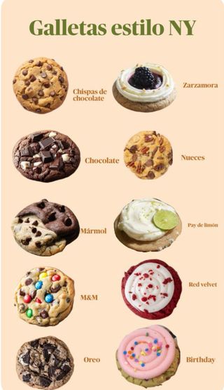 Encargos de galletas estilo NY