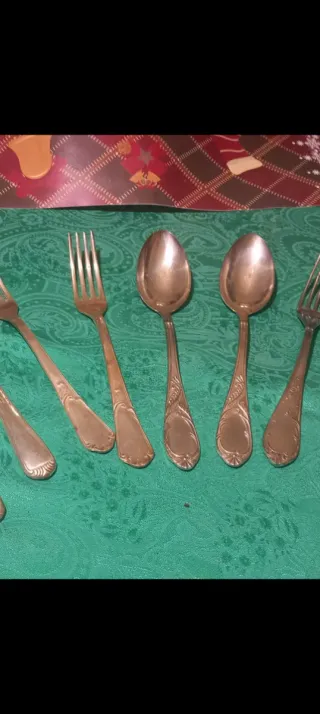 Posate vintage placcate argento 800