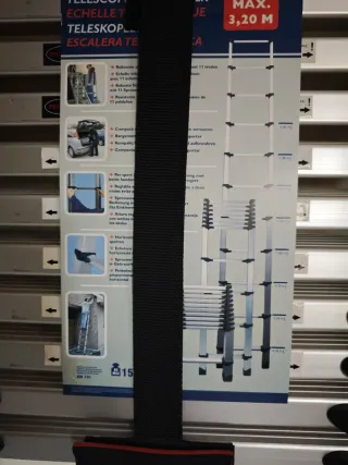 Escalera Telescópica Aluminio