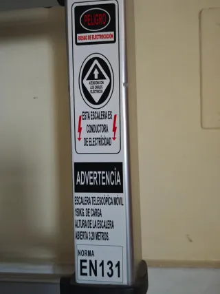 Escalera Telescópica Aluminio