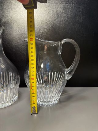 Bottiglia e Brocca Cristallo Bohemia