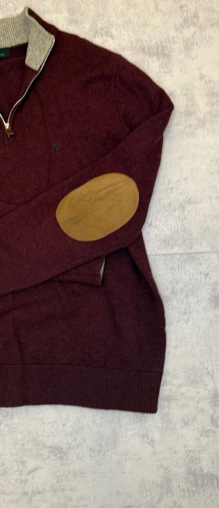 Jersey media cremallera Lana Carolina Herrera XL