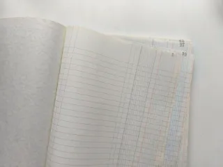 Libro de cuentas cartone. Folio natural 100 hojas