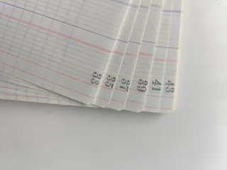 Libro de cuentas cartone. Folio natural 100 hojas