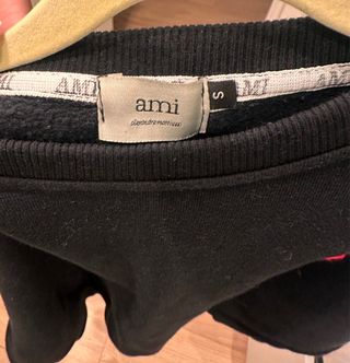 Sudadera AMI Paris Negra