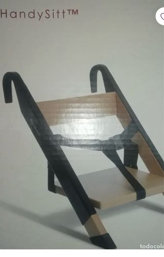 Trona Stokke HandySitt madera y rojo