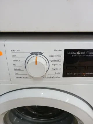 Lavadora Corberó 8 kg A+++