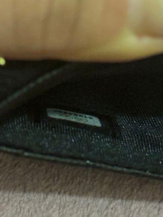 Cartera cremallera negra Chanel