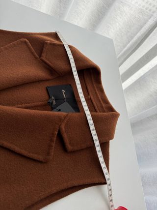 Chaleco Massimo Dutti Lana Marrón Talla XS