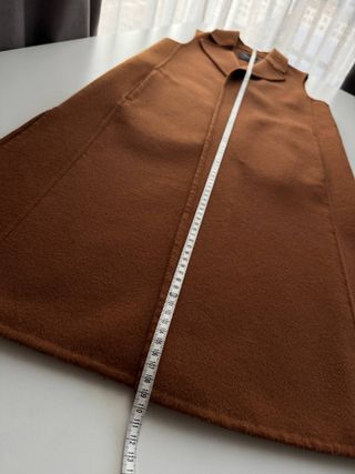 Chaleco Massimo Dutti Lana Marrón Talla XS