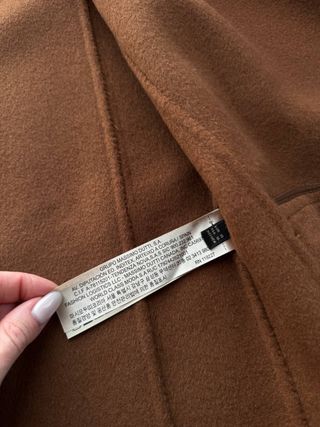 Chaleco Massimo Dutti Lana Marrón Talla XS