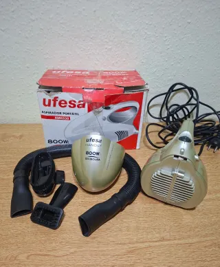 Aspirador portatil ideal para coches e interiores