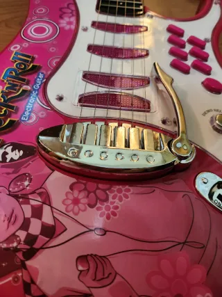 Guitarra Eléctrica Infantil Rosa