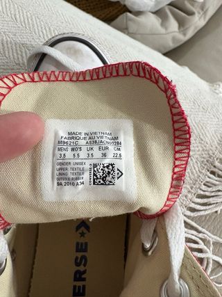 Tenis Converse Rojos Hi Top