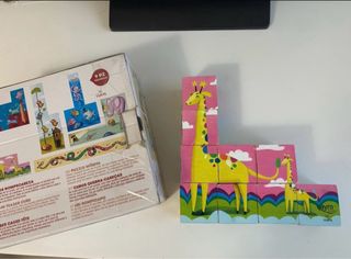 Cubes de Madera Cayro Rompecabezas 9 pzs