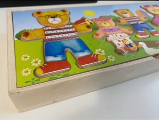 Juego de mesa de madera