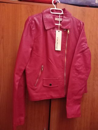 Chaqueta 42 impermeable Monique roja