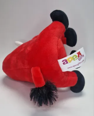 Peluche Toro Bravo Apex Rojo