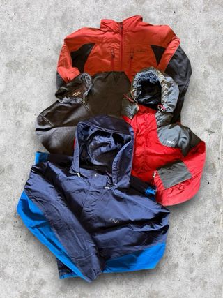 Lote Ropa Vintage Adidas, Berghaus, Fila...