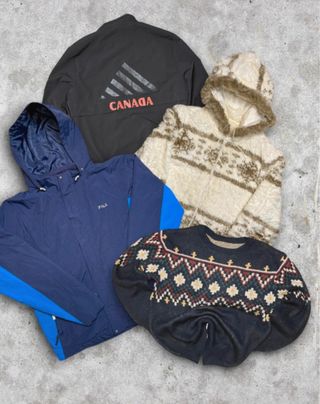 Lote Ropa Vintage Adidas, Berghaus, Fila...