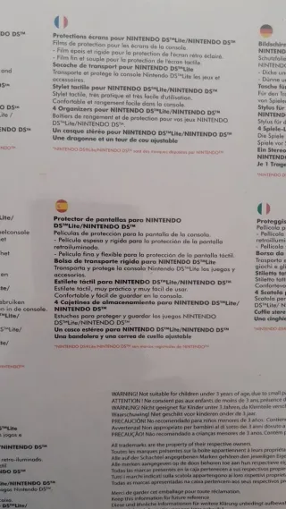 *Oferta*NUEVO Funda + accesorios para DS LITE