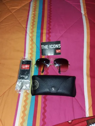 Gafas de sol Ray-Ban Aviator Marrón Dorado