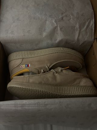 Zapatos Pitas Beige y Amarillo