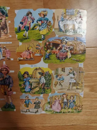 Cromos troquelados vintage