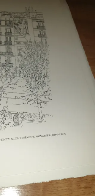 Litografía Aurora Altisent - Casa Fuster