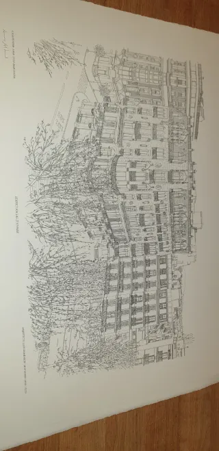 Litografía Aurora Altisent - Casa Fuster