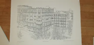 Litografía Aurora Altisent - Casa Fuster