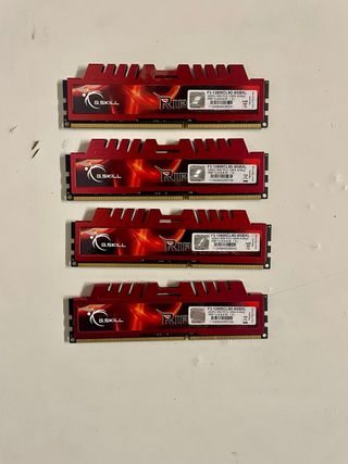 4x G.Skill Ripjaws DDR3 16GB RAM