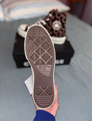 Converse plataforma leopardo talla 39