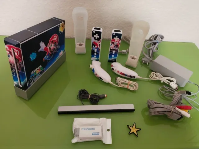Consola Wii Blanca Super Mario Galaxy