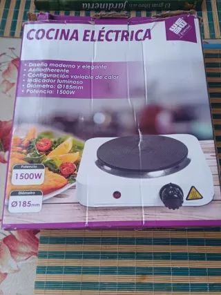 Cocina Eléctrica 1500W Ø185mm