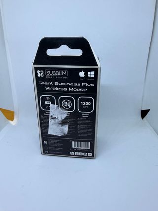 Ratón inalámbrico Subblim S2 Negro