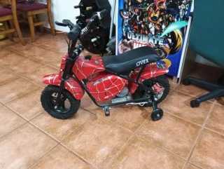 Moto Eléctrica Spiderman Infantil