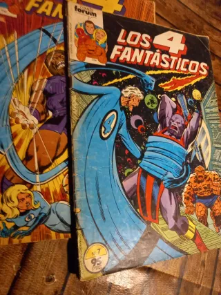 LOTE LOS 4 FANTÁSTICOS FORUM 1984 NUMS(7.8.9)