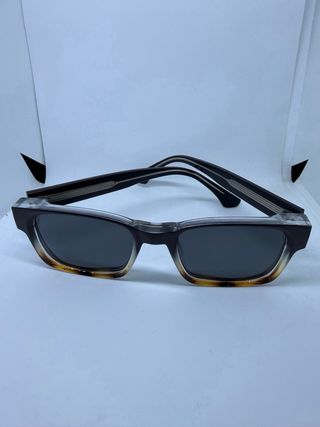 Gafas de sol polarizadas negras y marrones