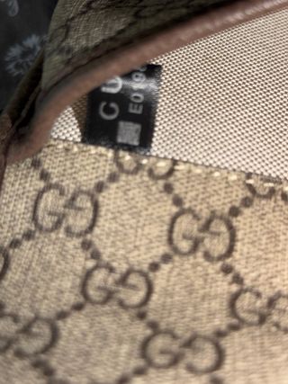 Riñonera Gucci Beige y Marrón