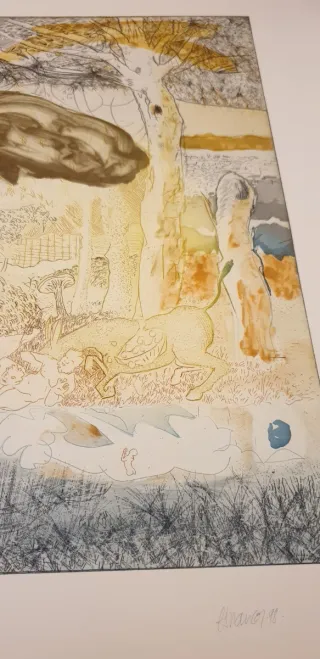 Litografía Original Carlos Franco Rubio