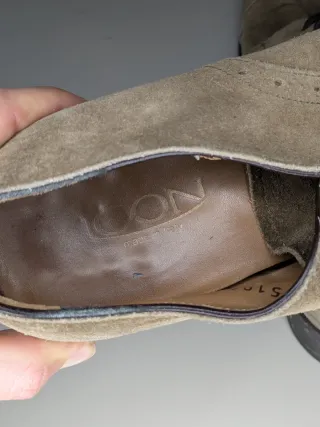 Zapatos ICON Ante Beige Made in Italy