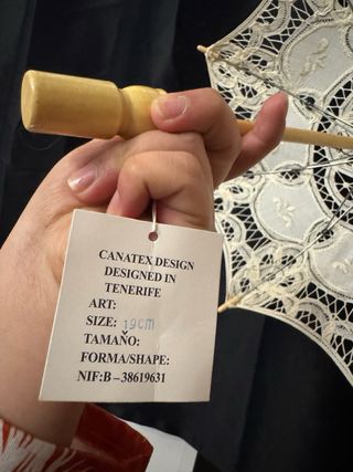 Paraguas de encaje pequeño