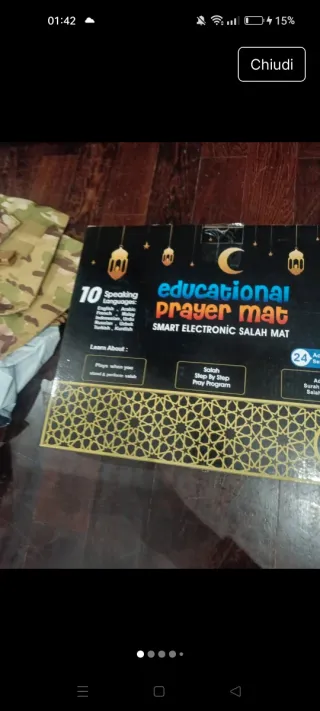 Tappeto preghiera educativo smart