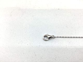 cadena plata 925mm con piedra con circonita 19 2.5cm