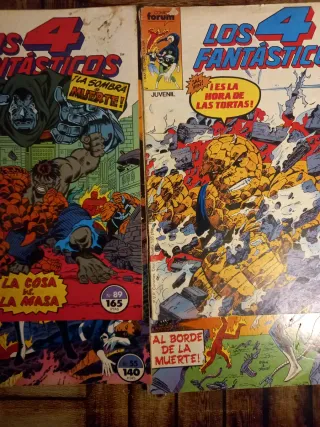 LOTE LOS 4 FANTÁSTICOS 1984 FORUM (50,54,55,89)