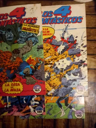 LOTE LOS 4 FANTÁSTICOS 1984 FORUM (50,54,55,89)