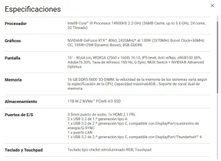 ASUS TUF Gaming F16 Bianco