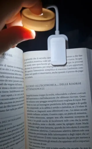 Luce lettura clip 3 modalità luce
