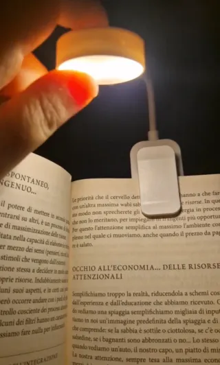 Luce lettura clip 3 modalità luce